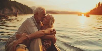 En eldre person med et vennlig smil som symboliserer visdom og livserfaring samlet gjennom 70 år